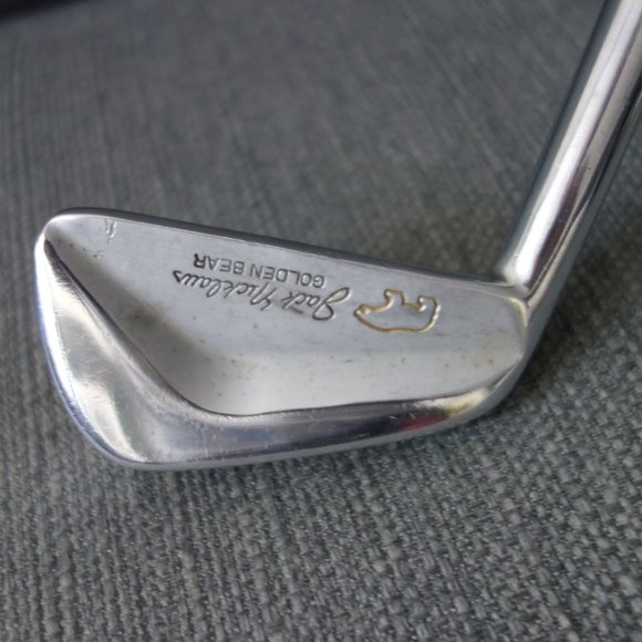 Vintage MacGregor Jack Nicklaus Golden Bear with Gripit Grips Left Handed 3 Iron - Picture 1 of 9